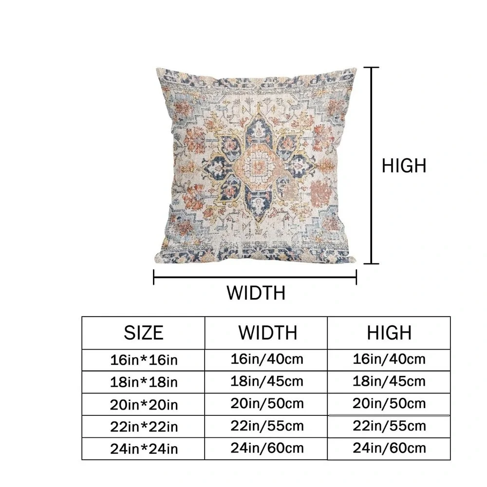 Set‎ of 2 Persian Medallion Pillow Covers
